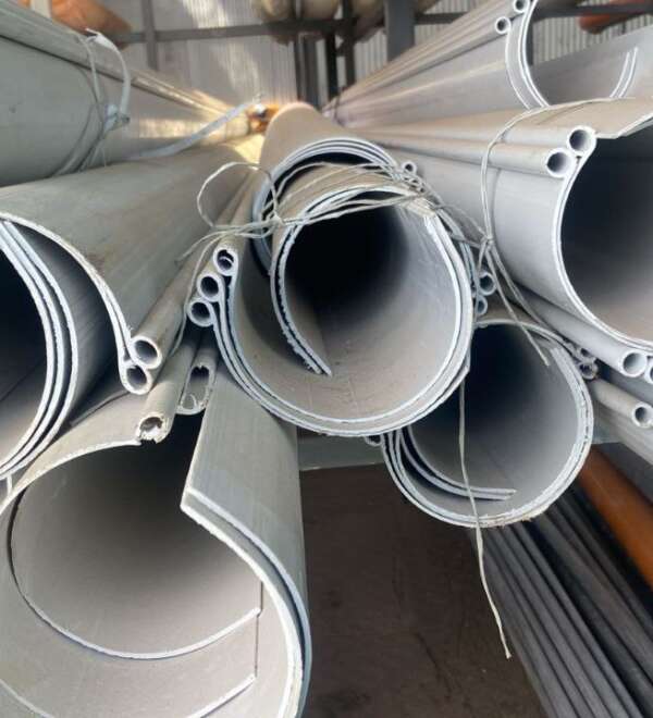 half round pvc gutter pipe rainwater drainage kenya