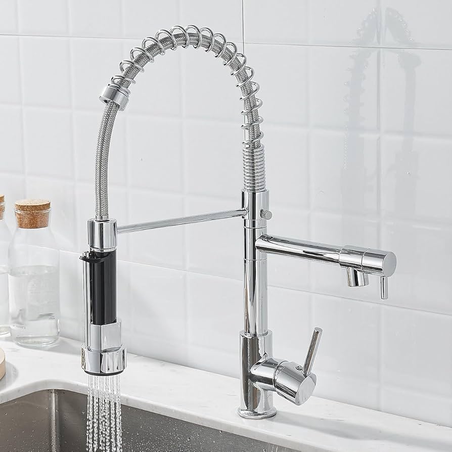 Kitchen mixer taps